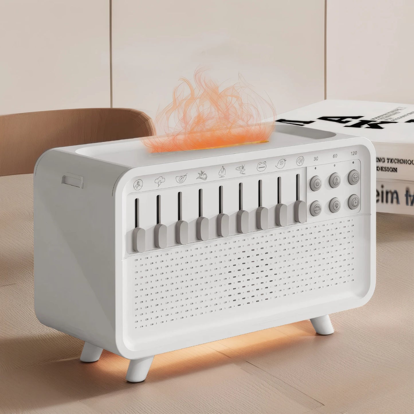 🌙 ZenMist™ – Sleep Sound Machine, Essential Oil Diffuser & Night Light in One