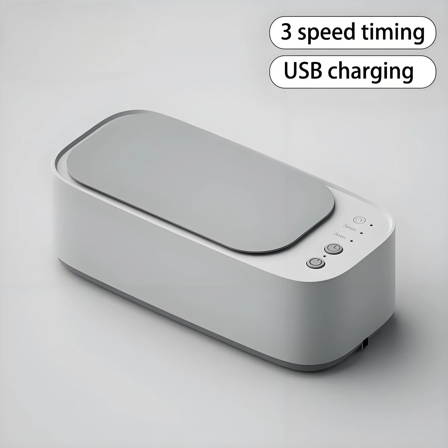PureWave™ 45KHZ Ultrasonic Glasses & Jewelry Cleaner – Compact High Frequency Deep Cleaning Machine