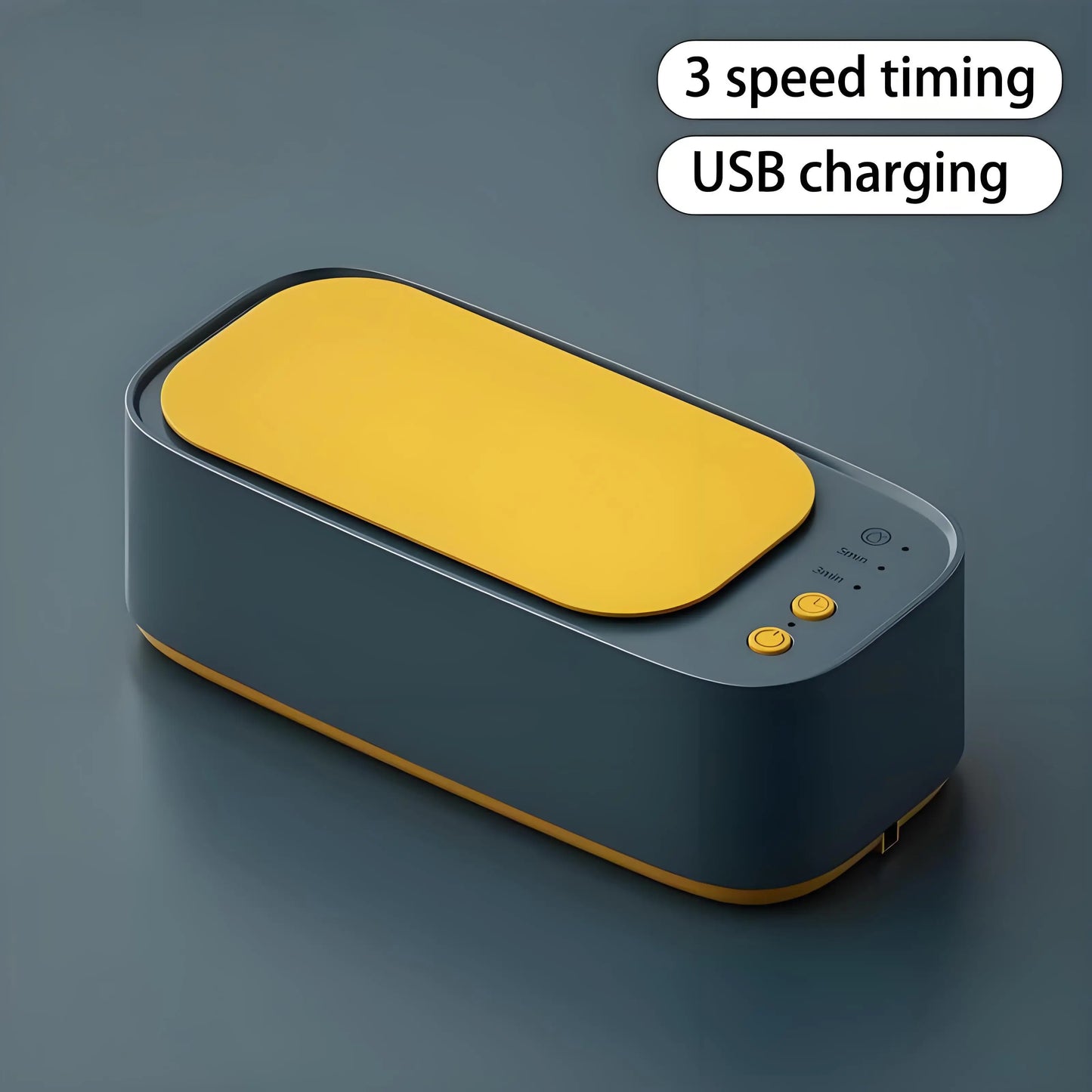 PureWave™ 45KHZ Ultrasonic Glasses & Jewelry Cleaner – Compact High Frequency Deep Cleaning Machine