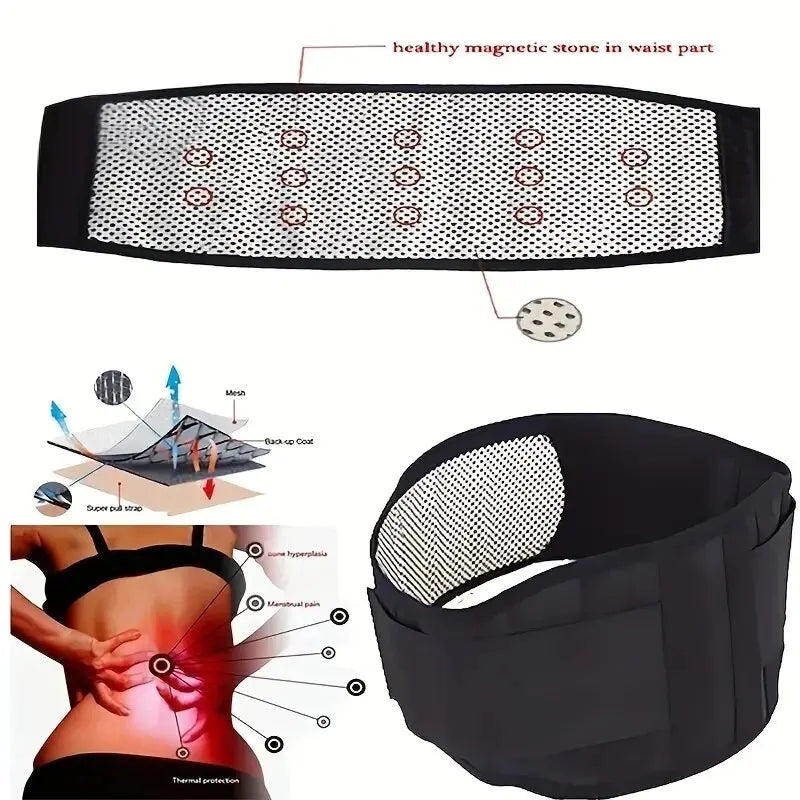 Relieve Lower Back Pain Fast – Magnetic Self-Heating Lumbar Belt