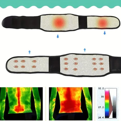 Relieve Lower Back Pain Fast – Magnetic Self-Heating Lumbar Belt