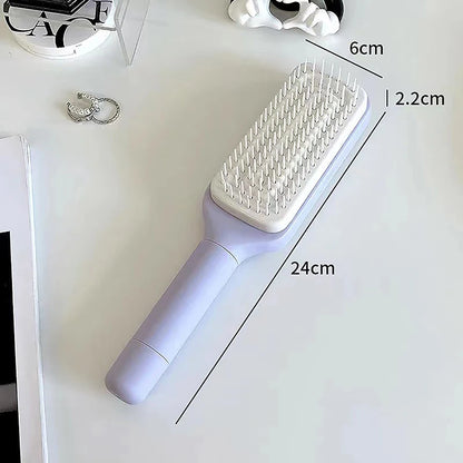 💫 GlowBrush™ – The Ultimate Self-Cleaning Hair Brush for Women