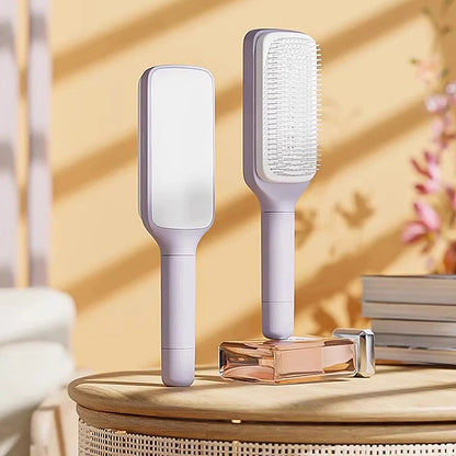 💫 GlowBrush™ – The Ultimate Self-Cleaning Hair Brush for Women