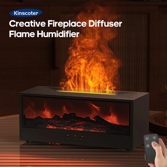 FlameMist™ – Aromatherapy Humidifier & Essential Oil Diffuser